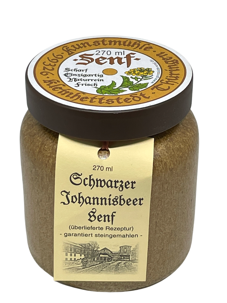 Schwarzer Johannisbeersenf